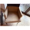 Image 6 : Qty 2  Wooden Armchairs w/ Upholstered Seats & Backs 18" x 18" x 35"H (rack not included)