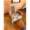 Image 10 : Rattan Settee w/ Reclaimed Natural Wood Finish & Seat Cushion, & 2 Matching Chairs, Misc Sizes
