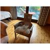 Image 13 : Rattan Settee w/ Reclaimed Natural Wood Finish & Seat Cushion, & 2 Matching Chairs, Misc Sizes