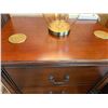 Image 6 : Wooden Sleigh Bed w/ Upholstered Bench & 2 Nightstands (mattress not included)