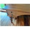 Image 10 : Wooden Desk w/ 4 Drawers 60" x 30" x 30"H & Chair w/ Upholstered Seat 36"H