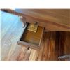 Image 11 : Wooden Desk w/ 4 Drawers 60" x 30" x 30"H & Chair w/ Upholstered Seat 36"H