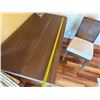 Image 19 : Wooden Desk w/ 4 Drawers 60" x 30" x 30"H & Chair w/ Upholstered Seat 36"H