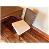 Image 5 : Wooden Desk w/ 4 Drawers 60" x 30" x 30"H & Chair w/ Upholstered Seat 36"H