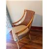 Image 4 : Wooden Paragon Dining Armchair w/ Woven Back & Upholstered Seat 22"W x 40"H