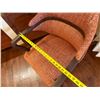 Image 5 : Wooden High Back Armchair w/ Upholstered Seat & Back 23"W x 37"H