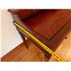 Image 13 : Wooden Partner Desk w/ 3 Drawers 60" x 26" x 39"H & Chair w/ Upholstered Seat 36"H