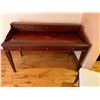 Image 2 : Wooden Partner Desk w/ 3 Drawers 60" x 26" x 39"H & Chair w/ Upholstered Seat 36"H