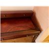Image 3 : Wooden Partner Desk w/ 3 Drawers 60" x 26" x 39"H & Chair w/ Upholstered Seat 36"H