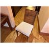Image 9 : Wooden Partner Desk w/ 3 Drawers 60" x 26" x 39"H & Chair w/ Upholstered Seat 36"H