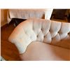 Image 4 : Curved Loveseat w/ Upholstered Seat & Back 60" x 25" x 32"H