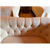 Image 5 : Curved Loveseat w/ Upholstered Seat & Back 60" x 25" x 32"H