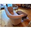 Image 8 : Curved Loveseat w/ Upholstered Seat & Back 60" x 25" x 32"H