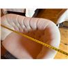 Image 9 : Curved Loveseat w/ Upholstered Seat & Back 60" x 25" x 32"H
