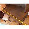 Image 11 : Carved Wooden Desk w/ Hutch 60" x 30" x 75"H & Chair 36"H (contents not included)