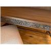 Image 6 : Carved Wooden Desk w/ Hutch 60" x 30" x 75"H & Chair 36"H (contents not included)