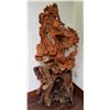Image 1 : Large Carved Wooden Sculpture Depicting Birds 30"W x 67"H (damaged during the move)