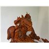 Image 2 : Large Carved Wooden Sculpture Depicting Birds 30"W x 67"H (damaged during the move)