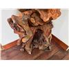Image 7 : Large Carved Wooden Sculpture Depicting Birds 30"W x 67"H (damaged during the move)