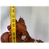 Image 9 : Large Carved Wooden Sculpture Depicting Birds 30"W x 67"H (damaged during the move)
