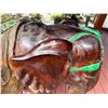 Image 13 : Large Carved Solid Wood Elephant w/ Saddle 35" x 15" x 38"H