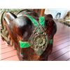 Image 7 : Large Carved Solid Wood Elephant w/ Saddle 35" x 15" x 38"H