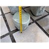 Image 11 : Solid Natural Stone Table 46" x 33" x 21"H w/ 6 Matching Seats 12" Dia, 12"H