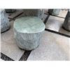 Image 13 : Solid Natural Stone Table 46" x 33" x 21"H w/ 6 Matching Seats 12" Dia, 12"H