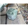 Image 18 : Solid Natural Stone Table 46" x 33" x 21"H w/ 6 Matching Seats 12" Dia, 12"H