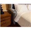 Image 4 : Bedroom Set w/ Curved Tufted Headboard & 2 Nightstands, Misc Sizes (mattress not included)