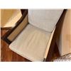 Image 5 : Wooden Paragon Dining Armchair w/ Woven Back & Upholstered Seat 24" x 27" x 25"H (to armrest)