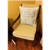 Image 1 : Wooden Paragon Dining Armchair w/ Woven Back & Upholstered Seat 24" x 27" x 25"H (to armrest)