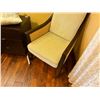 Image 5 : Wooden Paragon Dining Armchair w/ Woven Back & Upholstered Seat 24" x 27" x 25"H (to armrest)