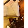Image 8 : Wooden Paragon Dining Armchair w/ Woven Back & Upholstered Seat 24" x 27" x 25"H (to armrest)