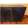 Image 2 : Wooden 4-Door Sideboard Cabinet w/ Interior Shelving 78" x 18" x 33"H (door panel doesn't shut prope