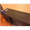 Image 6 : Wooden 4-Door Sideboard Cabinet w/ Interior Shelving 78" x 18" x 33"H (door panel doesn't shut prope