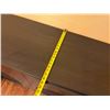 Image 9 : Wooden 4-Door Sideboard Cabinet w/ Interior Shelving 78" x 18" x 33"H (door panel doesn't shut prope