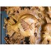 Image 11 : Large, Tall Carved Wooden Sculpture of Underwater Marine Life Scene (minor damage to lobster)