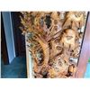 Image 14 : Large, Tall Carved Wooden Sculpture of Underwater Marine Life Scene (minor damage to lobster)
