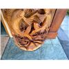 Image 16 : Large, Tall Carved Wooden Sculpture of Underwater Marine Life Scene (minor damage to lobster)
