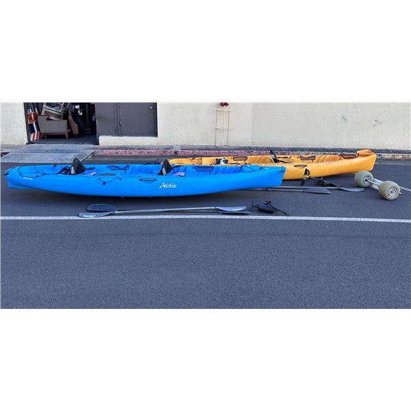 Mirage Oasis & Odyssey Kayaks w/ Paddles