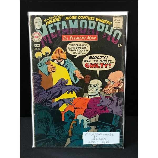 METAMORPHO #17 - 1ST APPEARANCE ALGON (1968) - DC COMICS