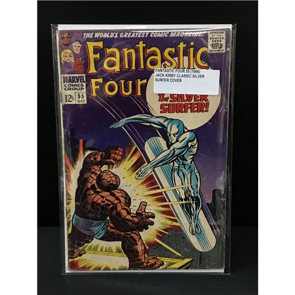 FANTASTIC FOUR #55 (1966) - ICONIC SILVER SURFER COVER MARVEL COMICS
