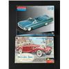 Image 1 : LOT OF 2 UNBUILT MONOGRAM MODEL CARS IN ORIGINAL BOXES