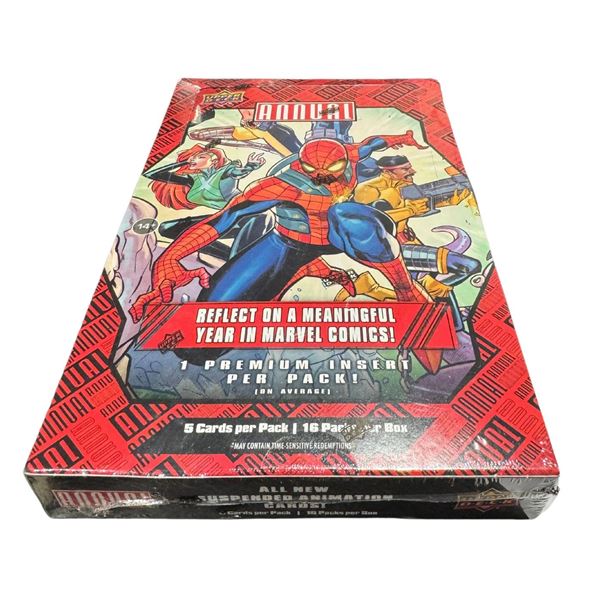 2021-22 UPPER DECK MARVEL ANNUAL HOBBY BOX SEALED