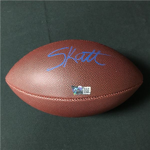 CAM SKATTABOO SIGNED FOOTBALL - ACE COA