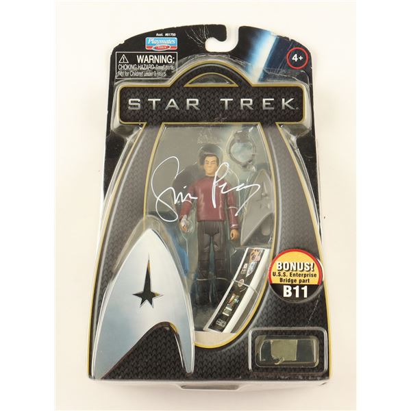 SIMON PEGG SIGNED Star Trek ACTION FIGURE -JSA COA