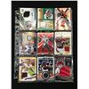 Image 1 : SLEEVE OF 9 NFL JERSEY PATCH TRADING CARDS