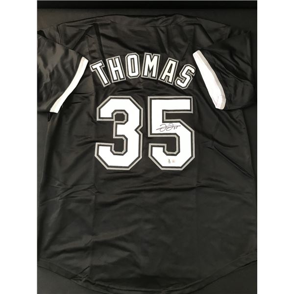 FRANK THOMAS SIGNED CHICAGO WHITE SOX BASEBALL JERSEY - BECKETT COA