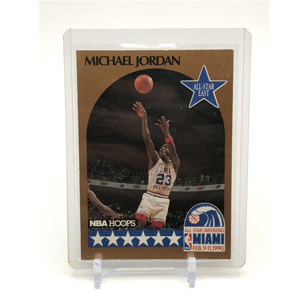 1990 NBA HOOPS MICHAEL JORDAN TRADING CARD